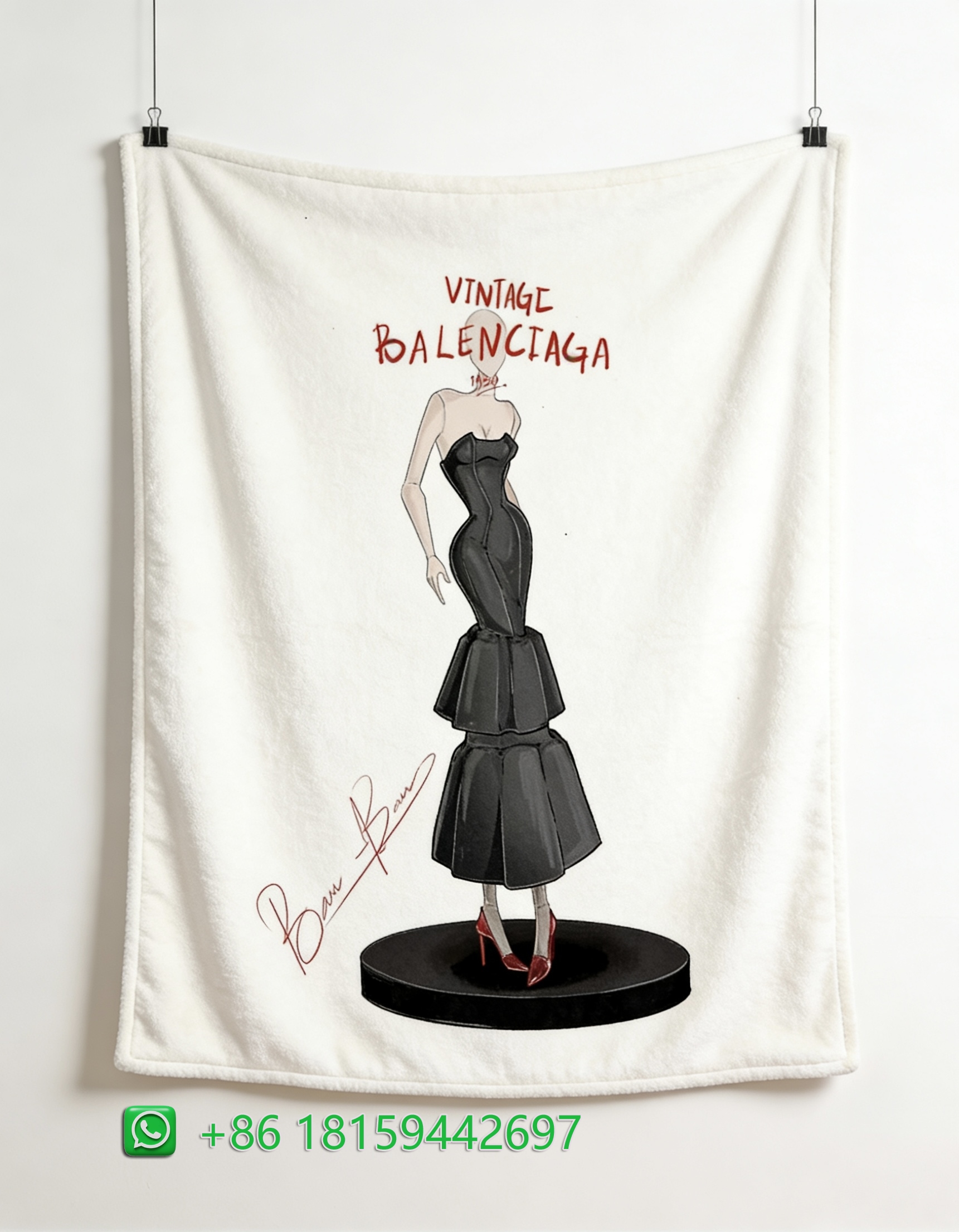 Balenciaga Throw Blankets